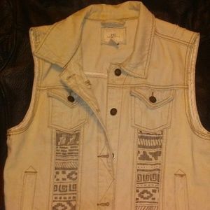 Denim jean vest